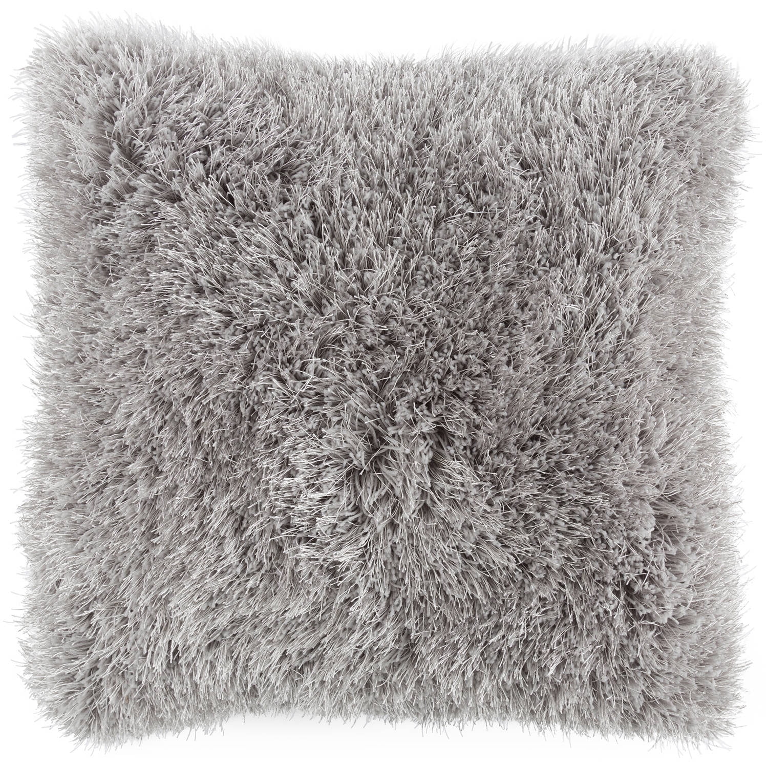 Large grey cheap fluffy cushions