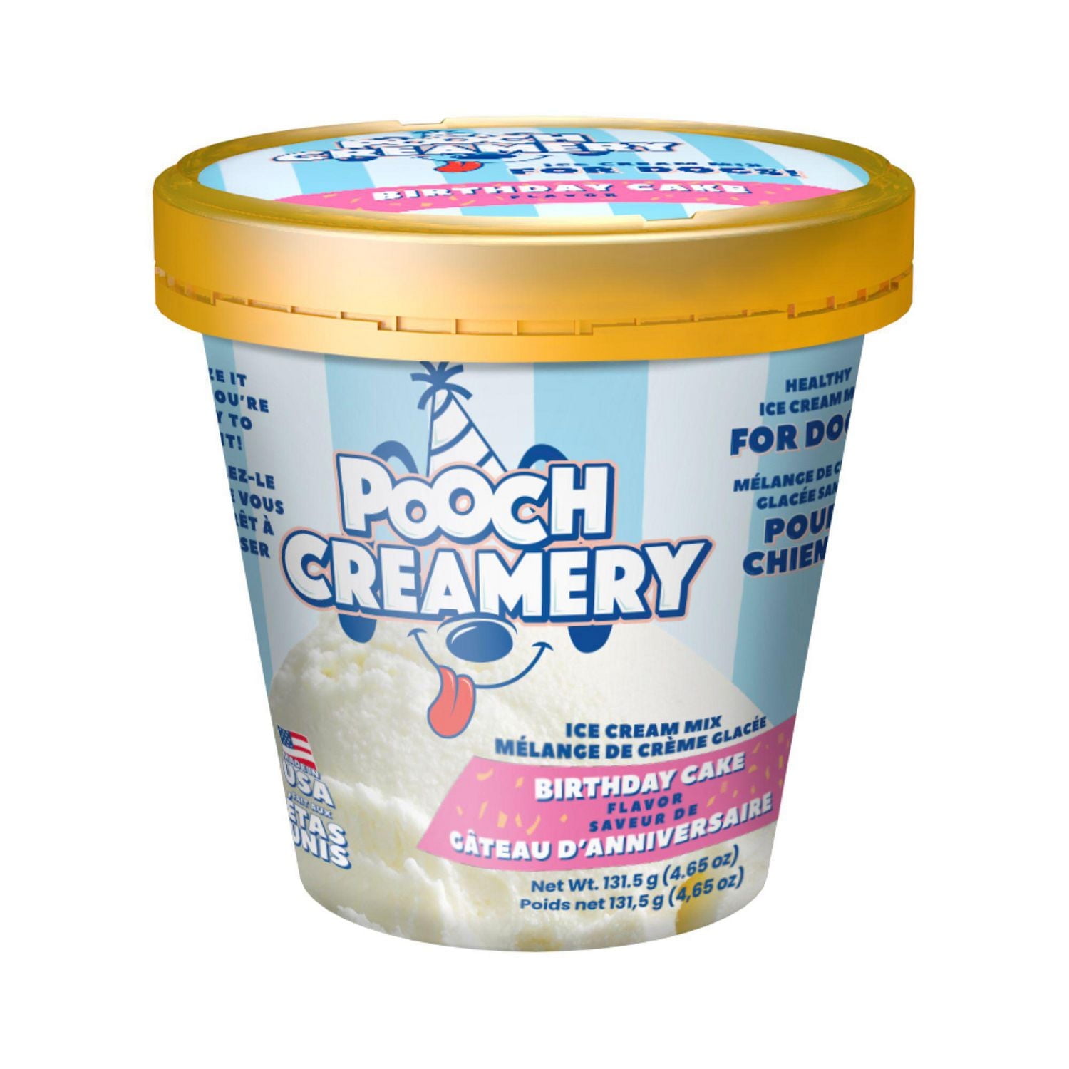 Pooch Creamery Birthday Cake Flavor Ice Cream Mix for Dogs, 4.65 oz