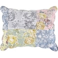 thumbnail image 2 of Greenland Home Fashions Emma Patchwork Print Quilted Pillow Sham, King-20x36, 2 of 5