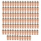 thumbnail image 2 of 100 juegos de puntas cónicas 100 juegos de puntas cónicas Spik Stud Spike Stud Rose Gold High Durness Screw Back Studs Spikes Kit para ropa de bricolaje Bolsas Zapatos remache ANGGREK Otros, 2 of 8