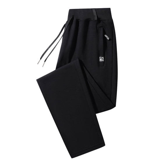 Kalauyu Athletic Sweatpants Men's Joggers Pants Sweatpants with Pockets Open Bottom for All-seasons