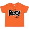 thumbnail image 3 of Inktastic Halloween Boo with Spider and Web in Black Boys or Girls Toddler T-Shirt, 3 of 5