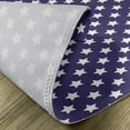 thumbnail image 5 of Ambesonne American Place Mats Set of 4, Flag with Stars, Standard Size, Purple White, 5 of 6
