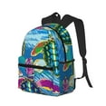 thumbnail image 2 of Fotbe Little Sea Turtles Lightweight Casual Laptop Backpack for Men and Women, Daily use Waterproof backpack, Backpack for College, 2 of 8