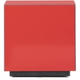 thumbnail image 2 of SONOROUS STB-45 Table d'Appoint / Table de Chevet Cubique Tout en Verre - Rouge Écarlate (Édition Limitée), 2 of 6