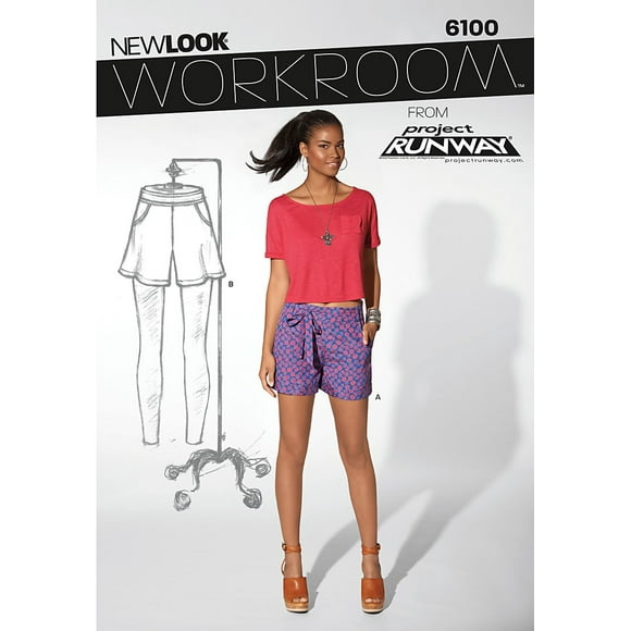 New Look U06100A Shorts Motif Couture