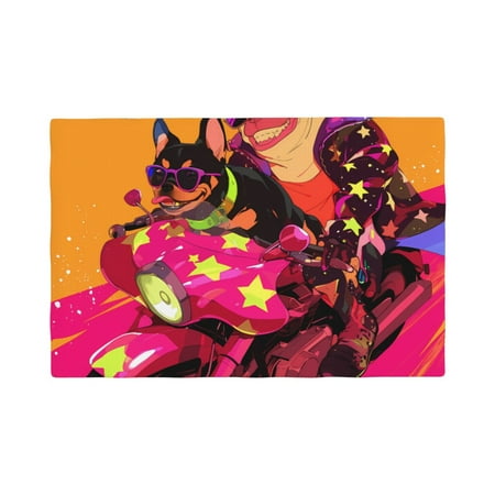 

Placemats Set of 4 / 6 French Bulldog Cool No.130 Placemats for Dining Table Indoor/Outdoors Heat Resistant Washable Placemats 18 x 12