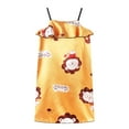 thumbnail image 2 of Robes pour Filles, Robe de Nuit pour Tout-Petits, Robe d'Été Sans Manches, Robe à Bretelles, Design Imprimé, Vêtements de Maison pour Enfants, 2 of 4