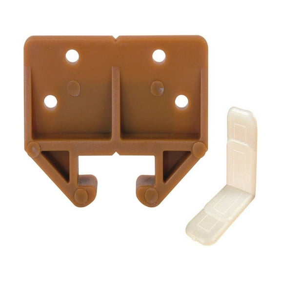 1 Pc, Prime-Line Plastic Center Guide Drawer Track Guide 2 Pk
