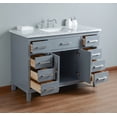 thumbnail image 4 of Stufurhome Leigh 48 Inches Grey Single Sink Bathroom Vanity, 4 of 7