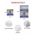 thumbnail image 7 of Nautical Anchor Kitchen Dish Towels for Drying Dishes Set of 2, Vintage Navy Blue Wooden Boards Country Waffle Weave Microfiber Hand Tea Bathroom Towels Quick Dry & Absorbent Towel 15.7x23.6, 7 of 7