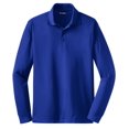 thumbnail image 5 of Sport-Tek ST657 Mens Long Sleeve Micropique Sport-Wick Polo T-Shirt, True Royal - Small, 5 of 6