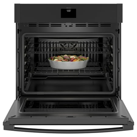 GE - 30" Built-In Single Electric Convection Wall Oven - Black