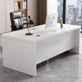 thumbnail image 4 of Living Room Setup Office Desk Storage Shelf Writing Study Computer Desks Floor Standing Escritorios De Ordenador Home Furniture My Lux Decor Round, 4 of 30