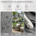 thumbnail image 3 of Kimunuk Outdoor Seat Cushion Set, 19" X 19" X 4" Water-Resistant & Fade-Resistant Patio Furniture Replacement Cushions with Handle and Straps for Sofa Chair, Ligth Grey, 3 of 7