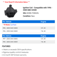 thumbnail image 2 of Ignition Coil - Compatible with 1996 - 2000 GMC K3500 1997 1998 1999, 2 of 2