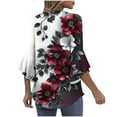 thumbnail image 5 of Spring Top Womens Shirts Spring 3/4 Sleeve Shirts for Women Casual Women's Blouses Work Spring My Items Ordered, 5 of 7