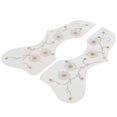 thumbnail image 3 of Guitar Pickguard, Hard Plastic Pickguard Hard Plastic Guitar Protection Plate 2Pcs Forehand And Backhand  For Acoustic White,Red,Brown,Black, 3 of 8