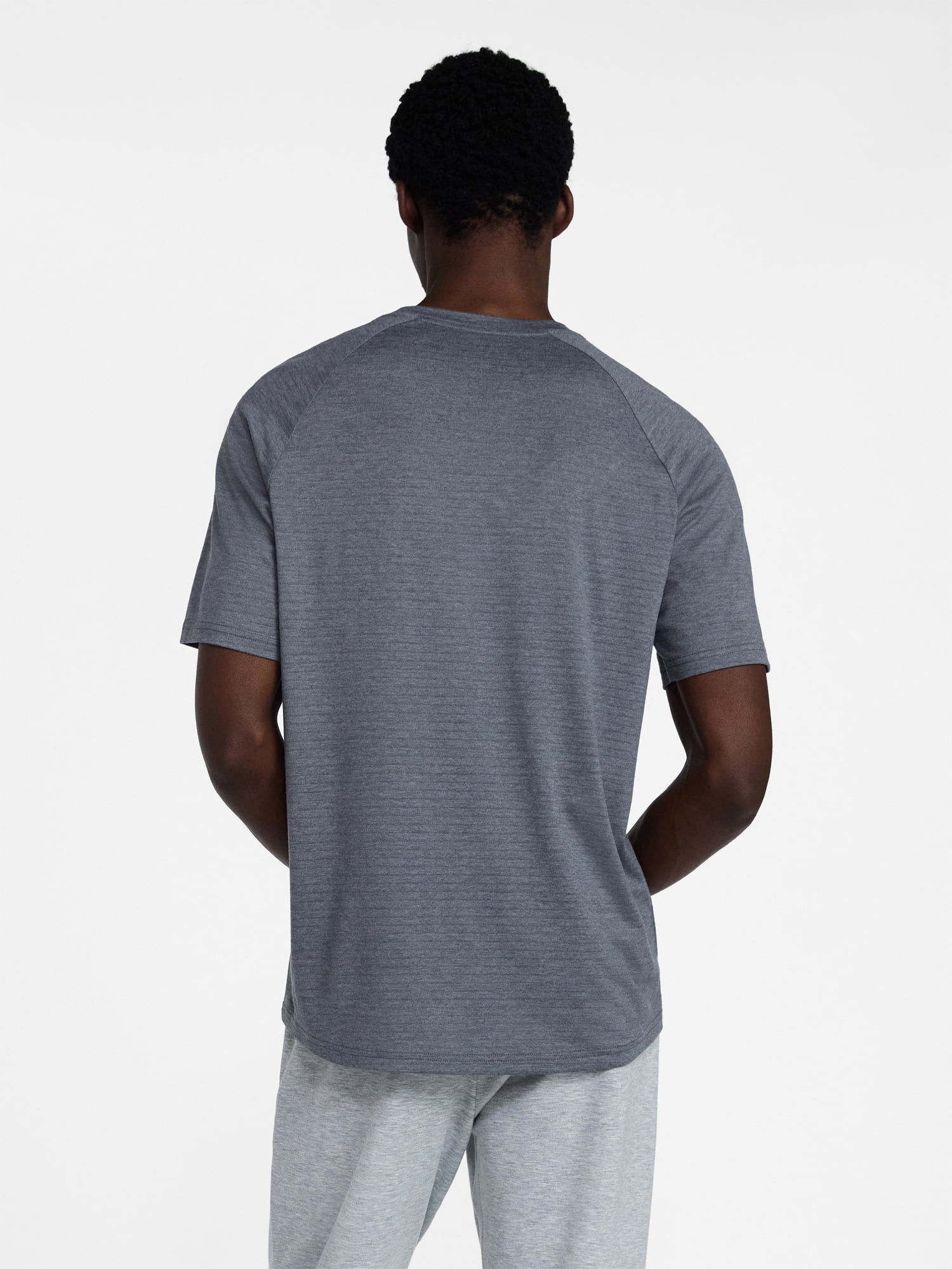 Athletic Works Men's and Big Men's Stripe Jersey Tee with Short Sleeves, Sizes XS-4XLT