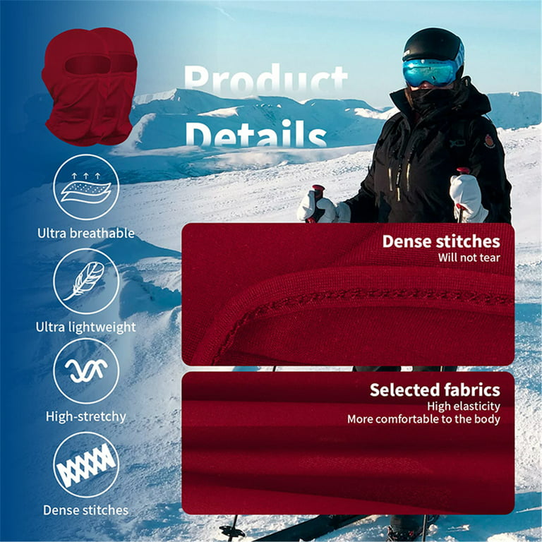 Elbourn Ski Mask - Winter Face Mask for Men and Women - Cold