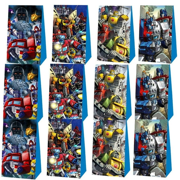 Transformer Goodie Bags Party Favor Candy Decorations Treat Supplies Birthday