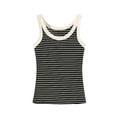thumbnail image 7 of Womens Tank Tops Summer Striped Print Sleeveless Shirts Leisure Slim Fit Standard Straps Summer Tops, 7 of 7