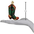 thumbnail image 3 of Old World Christmas Pioneer Collection Glass Blown Ornaments for Christmas Tree Holly Berry Cowboy Boot, 3 of 4