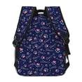 thumbnail image 4 of Honeii Bone And Star For American Print Backpack for Both Men and Women, Basic Bookbag for College, Work, or Travel,Rucksack Computer Bag-One Size, 4 of 5