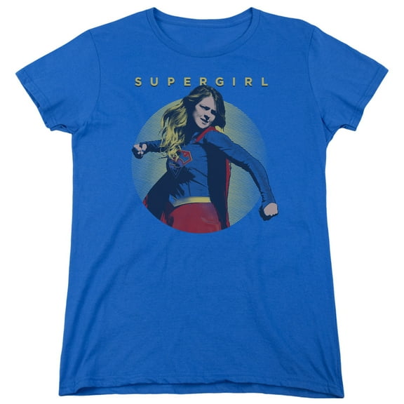 Supergirl Classic Hero Women's T-Shirt Royal Blue