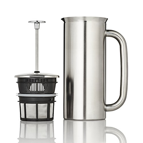 Espro Coffee Press P7-18 oz, Vacuum Insulated, Brushed Stainless Steel