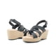 thumbnail image 3 of Sandalia Plataforma Casuales Para Dama Color Negro 22-26 negro 26, 3 of 7