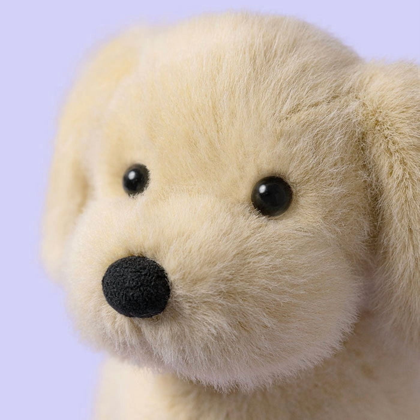Jellycat Golden Puppy Stuffed Animal - Soft Cream Pup Plush Toy, Adorable Dog Companion for Kids & Adults