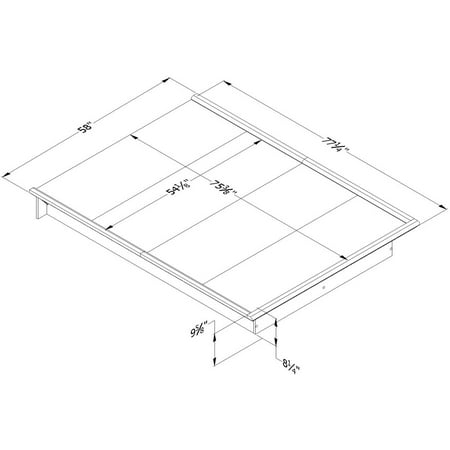 South Shore Basics Full Platform Bed With Molding Instructions South Shore Basics Full Platform Bed With Molding Instructions