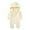 Beige, variant on AherBiu Infant Gender Neutral Baby Clothes Zip up Hooded Rompers Snowsuit Onesie Coats Long Sleeve Jumpsuit