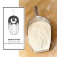 thumbnail image 2 of FUEENIRVA 1Pc Silver Food Shovel Zinc Alloy with Ergonomic Handle for Versatile Kitchen Use, 2 of 6