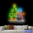 thumbnail image 2 of Handmadetneonsign Snowman Christmas Neon Sign, Snowman Led Sign, Merry Christmas Neon, Christ Wall Art, Christ Wall Decor 90094, 2 of 5