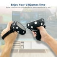 thumbnail image 3 of Controller Protective Cover, VR Controller Grip Cover Easy To Clean Easy To Install Silicone with Wrist Strap for Quest 2, 3 of 7