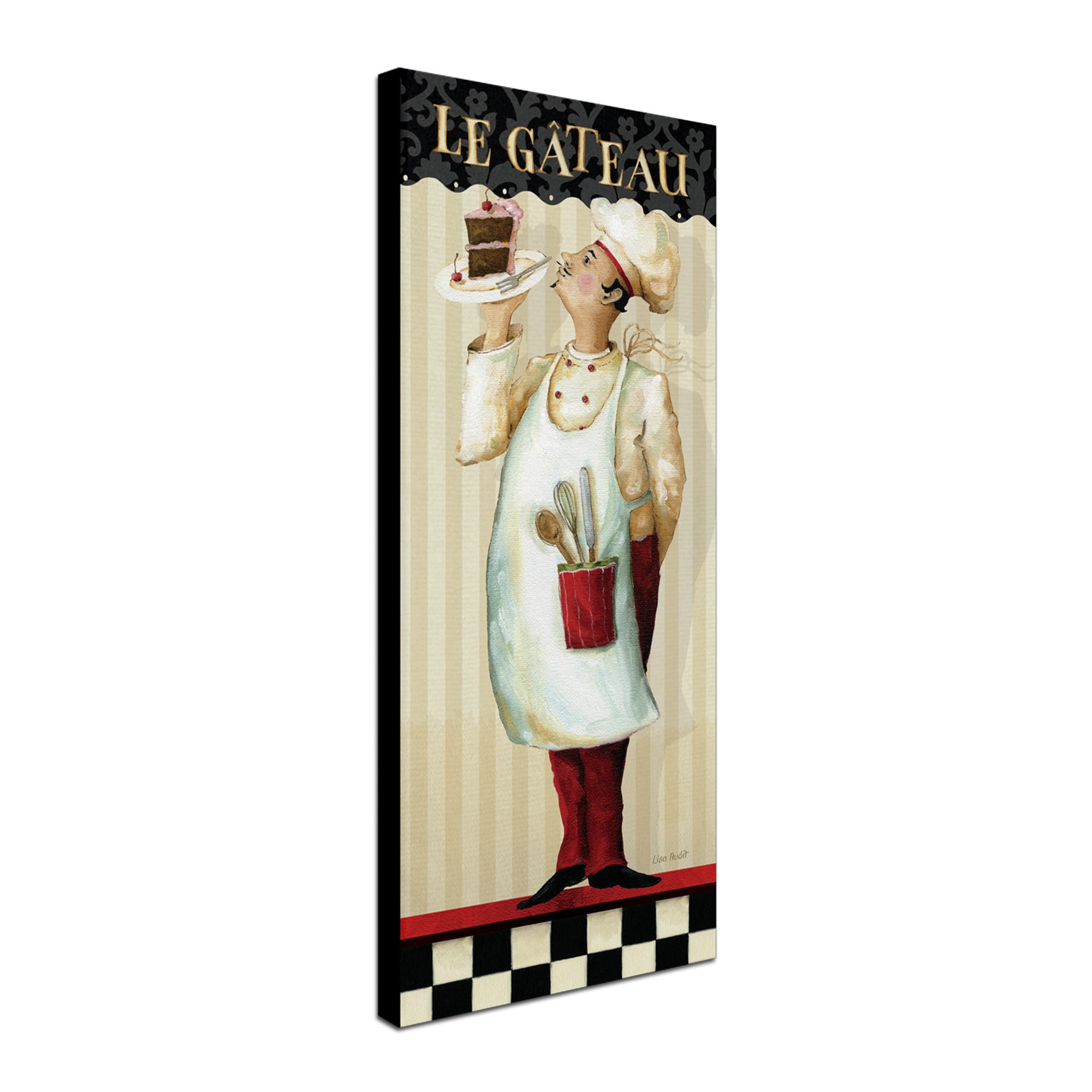 "Chef's Masterpiece IV" Canvas Art by Lisa Audit