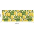 thumbnail image 7 of Yellow Lemon Fruits GreenLeaves Pattern Kitchen Rug Mat,Kitchen Runner Rugs Non Skid Washable,Decorative Kitchen Floor Mats for Kitchen,Sink,Laundry,17"x47.2", 7 of 7
