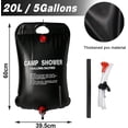 thumbnail image 2 of Bolsa de Ducha Solar ZHCH para Acampar 20L Portátil, 2 of 5