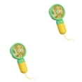 thumbnail image 4 of Ventilador portátil de mano Toystoory recargable ajustable viaje trabajo oficina Flor/Amarillo 2Conjunto, 4 of 6