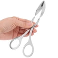 thumbnail image 2 of Unique Bargains Family Kitchen Restaurant Stainless Steel Salad Server Mixing Tong Silver Tone, 2 of 4