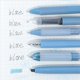thumbnail image 5 of Juego De 6 BolíGrafos De Tinta De Gel Pastel, 5 BolíGrafos De Con 1 Rotulador Para Escribir, BolíGrafos De Tinta De Gel RetráCtiles Kawaii, Azul, 5 of 6