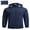 Dark Blue, variant on COOFANDY Mens Raincoats with Hood Packable Lightweight Waterproof Rain Jacket Foldable Rain Coat
