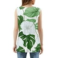 thumbnail image 4 of Sleeveless Workout Tops For Women, Hawaiian Shirts Sexy Pleated Square Neck Tank Top Trendy Women 2025 Maternity Tank Tops White Long Sleeve Shirts Tops Y2K Clothes Work (XL, Dark Green) ZMTing, 4 of 4