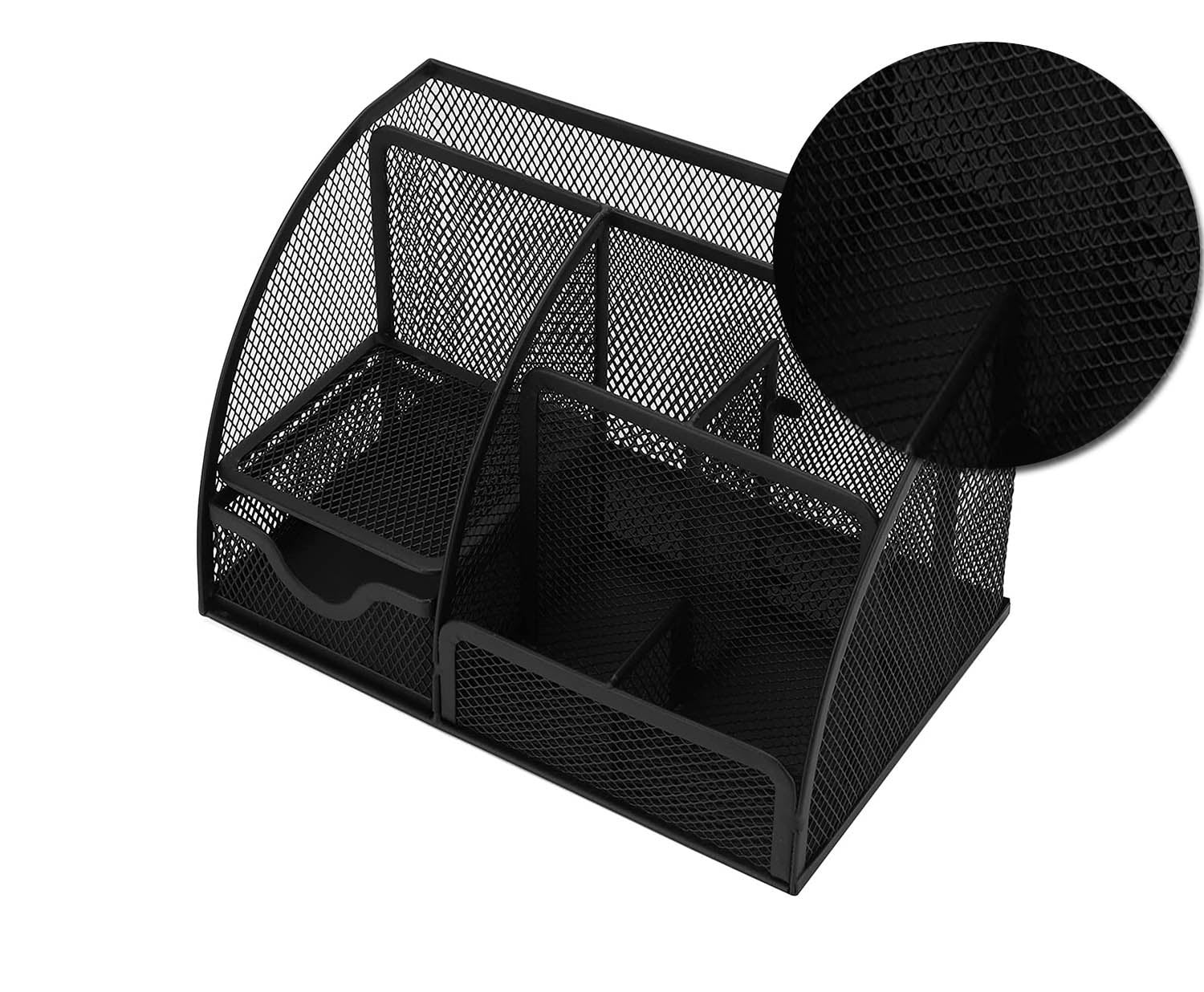 Mesh Office Desk Organizer, Multifunction Sturdy Durable Pen Organizer