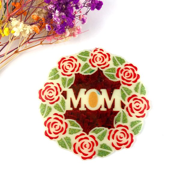 AURARMLET De Silicona Transparente Para Posavasos DIY Ideal Para Crear Regalos Personalizados