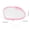 M/25.5*20*5CM, variant on Heart Shape Clear Zipper Pouches,Double Pink Zippers Hard Pouch,Portable Travel Organizer Bin Clear Makeup Bag for Small Item Storage,Transparent Toiletry Pouch,Travel Organizer,Cosmetic Bag