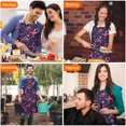 thumbnail image 4 of Pink Breast Cancer Apron-Garden Aprons for Women with Pockets-Cotton Linen Waterproof Kitchen Cooking Gardening Aprons Adjustable for Kitchen,Cooking,BBQ and Salon 32"x27", 4 of 7