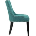 thumbnail image 3 of Modway Marquis Dining Chair Fabric Set of 4 in Teal, 3 of 4